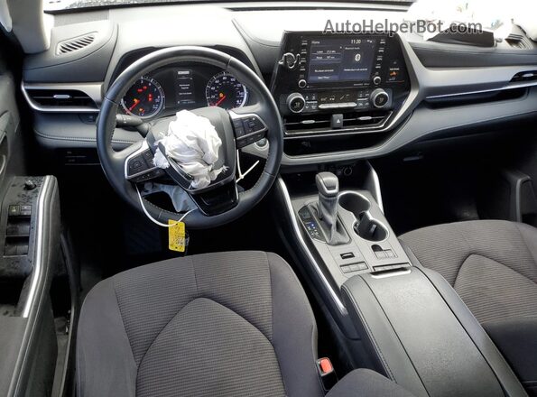 5TDBZRBH1LS023598 2020 TOYOTA HIGHLANDER Silver Vista del salpicadero
