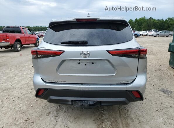 5TDBZRBH1LS023598 2020 TOYOTA HIGHLANDER Silver Vista trasera