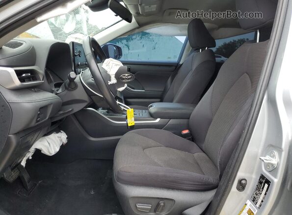 5TDBZRBH1LS023598 2020 TOYOTA HIGHLANDER Silver Vista interior delantera