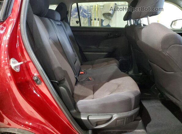 5TDBZRBH2LS022430 2020 TOYOTA HIGHLANDER Бордовый Вид задней части салона