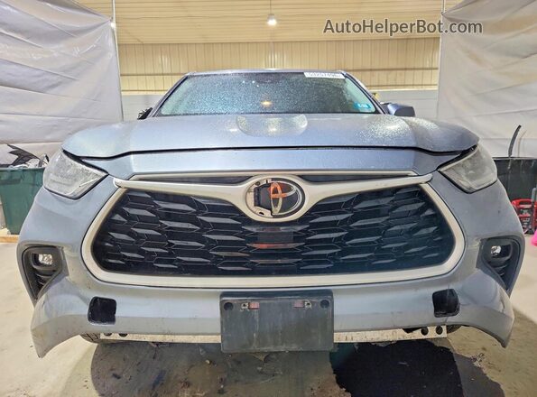 5TDBZRBH5LS005668 2020 TOYOTA HIGHLANDER Синий Вид спереди
