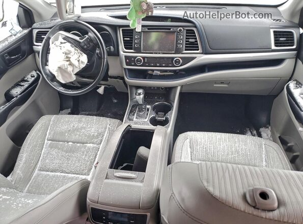 5TDBZRFH1JS485666 2018 TOYOTA HIGHLANDER Green Vista del salpicadero