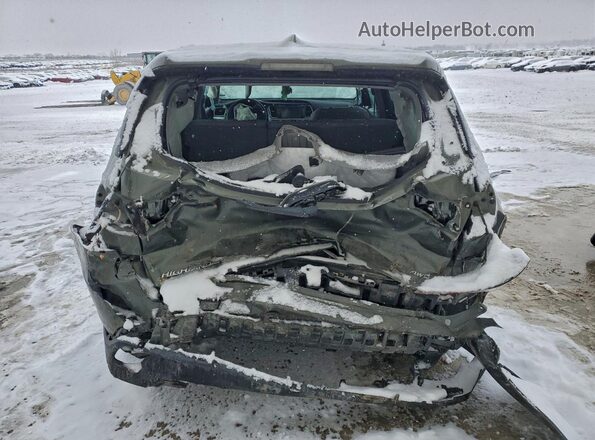 5TDBZRFH1JS485666 2018 TOYOTA HIGHLANDER Green Vista trasera