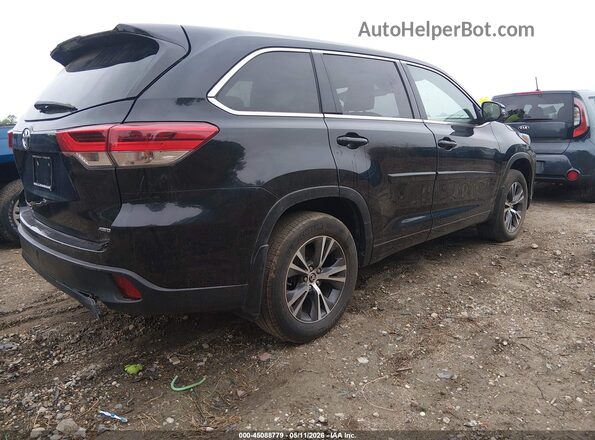 5TDBZRFH1JS906155 2018 TOYOTA LE Black Tył prawy