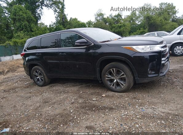 5TDBZRFH1JS906155 2018 TOYOTA LE Black Widok wnętrza z tyłu
