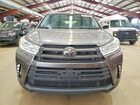 2019 Toyota Highlander Le Серый vin: 5TDBZRFH1KS916654