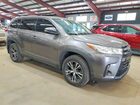 2019 Toyota Highlander Le Серый vin: 5TDBZRFH1KS916654