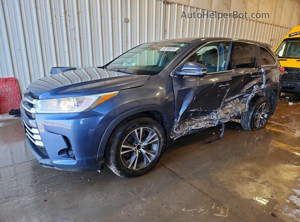 5TDBZRFH2JS842515 2018 TOYOTA HIGHLANDER Серый Передняя левая четверть