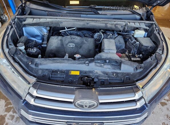 5TDBZRFH2JS842515 2018 TOYOTA HIGHLANDER Серый Вид подкапотного пространства