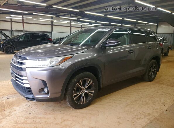 5TDBZRFH2JS908688 2018 TOYOTA HIGHLANDER Gray Front left