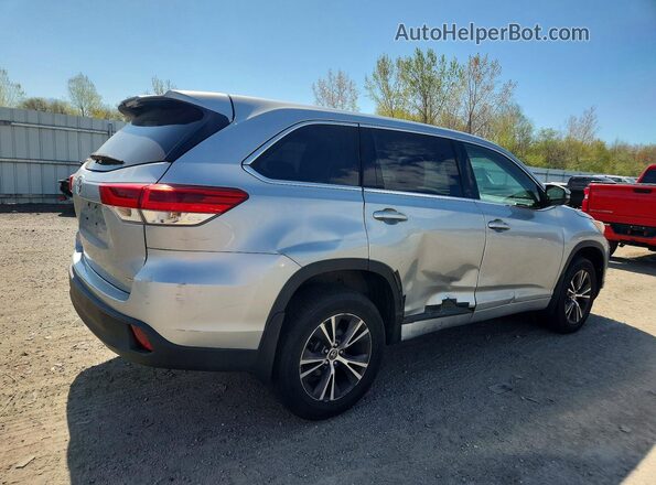 5TDBZRFH3HS406511 2017 TOYOTA HIGHLANDER Silver Rear right