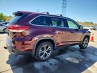 2019 Toyota Highlander Le Plus Темно-бордовый vin: 5TDBZRFH3KS746278