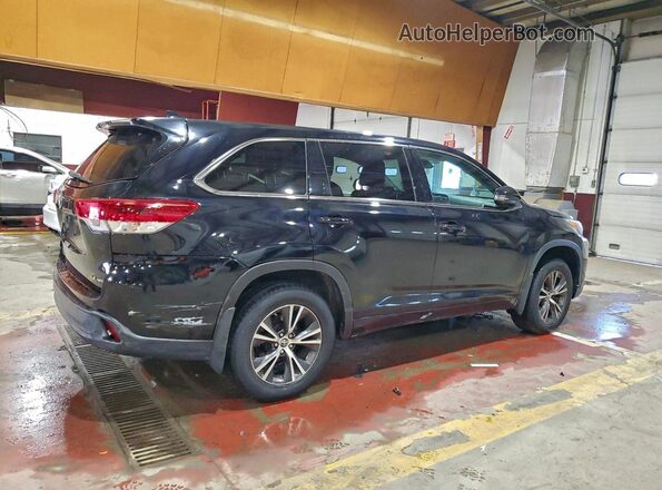 5TDBZRFH4HS477605 2017 TOYOTA HIGHLANDER Black Rear right
