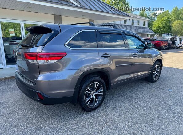 5TDBZRFH6JS913523 2018 TOYOTA HIGHLANDER Серый Передняя правая четверть