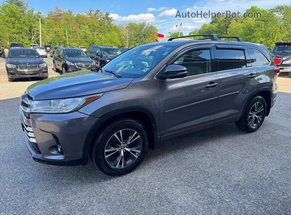 5TDBZRFH6JS913523 2018 TOYOTA HIGHLANDER Серый Задняя левая четверть