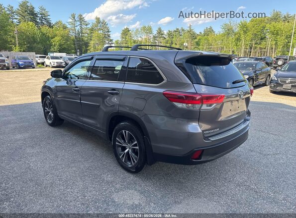 5TDBZRFH6JS913523 2018 TOYOTA HIGHLANDER Серый Задняя левая четверть