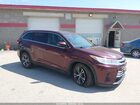 2019 Toyota Highlander Le Бордовый vin: 5TDBZRFH6KS937032