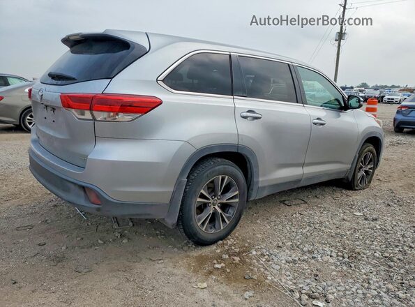 5TDBZRFH6KS966191 2019 TOYOTA HIGHLANDER Silver Tył prawy