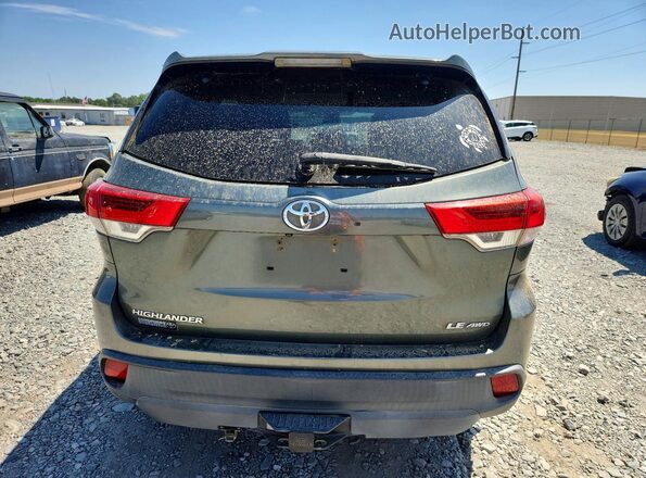 5TDBZRFH7HS429645 2017 TOYOTA HIGHLANDER Черный Вид сзади
