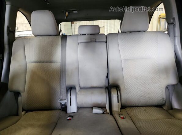 5TDBZRFH8HS466185 2017 TOYOTA HIGHLANDER Black უკანა სავარძლების ხედი