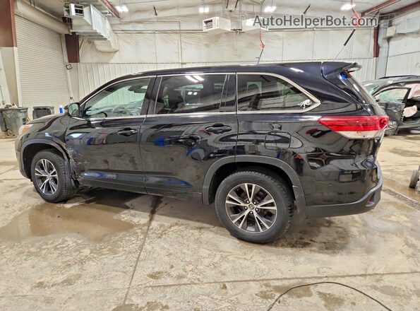 5TDBZRFH8HS466185 2017 TOYOTA HIGHLANDER Black უკანა მარცხენა