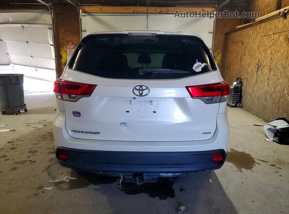5TDBZRFH8KS918501 2019 TOYOTA HIGHLANDER White Widok z tyłu