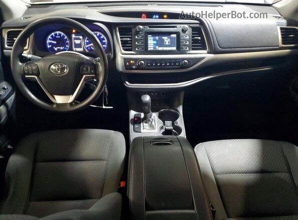 5TDBZRFH8KS918501 2019 TOYOTA HIGHLANDER White Widok deski rozdzielczej