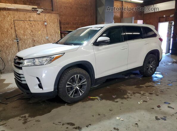 5TDBZRFH8KS918501 2019 TOYOTA HIGHLANDER White Przód lewy