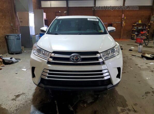 5TDBZRFH8KS918501 2019 TOYOTA HIGHLANDER White Widok z przodu