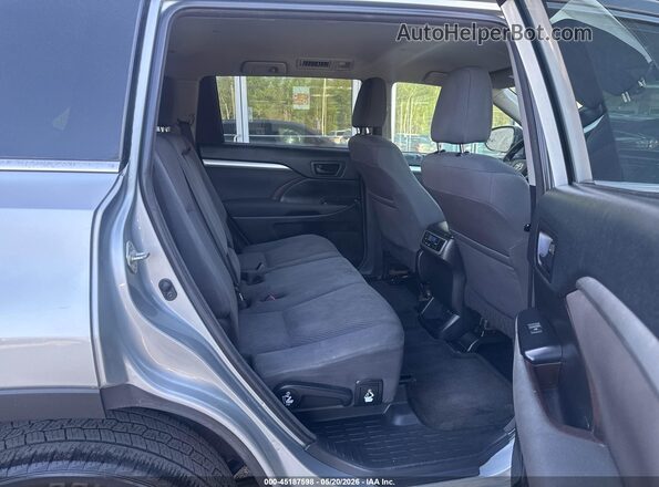 5TDBZRFH9JS843564 2018 TOYOTA HIGHLANDER Серебряный Вид наклейки с VIN-кодом