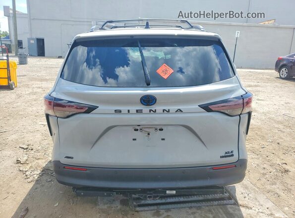 5TDCSKFC3RS136783 2024 TOYOTA SIENNA Gray Вид ззаду