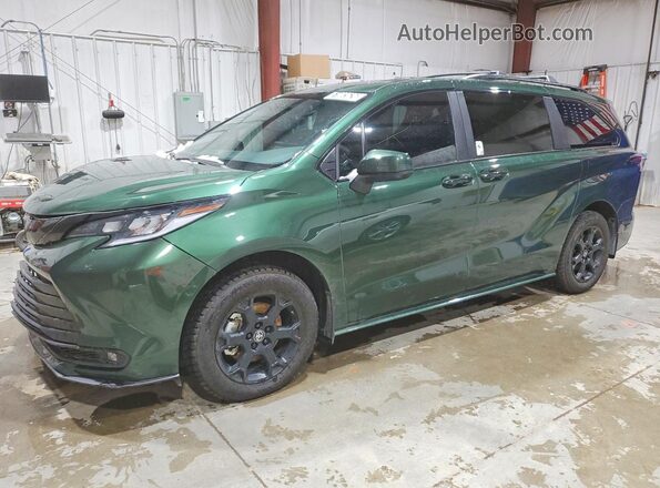 5TDCSKFC8SS189162 2025 TOYOTA SIENNA Green Przód lewy