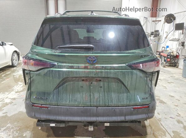 5TDCSKFC8SS189162 2025 TOYOTA SIENNA Green Widok z tyłu