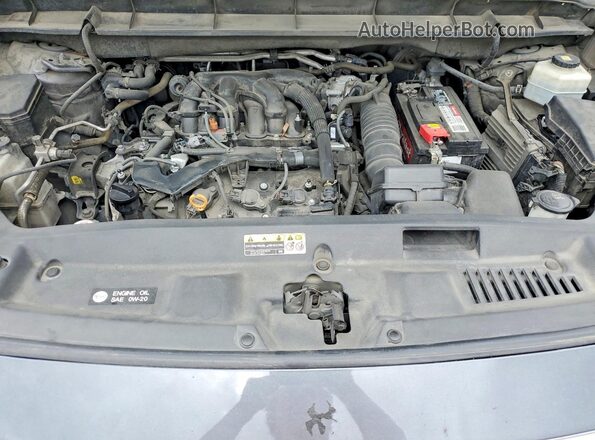5TDCZRAH1MS084361 2021 TOYOTA HIGHLANDER Gray Vista del compartimento del motor