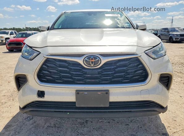 5TDCZRAH5LS021231 2020 TOYOTA HIGHLANDER White Front view