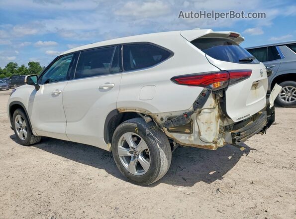 5TDCZRAH5LS021231 2020 TOYOTA HIGHLANDER White Rear left