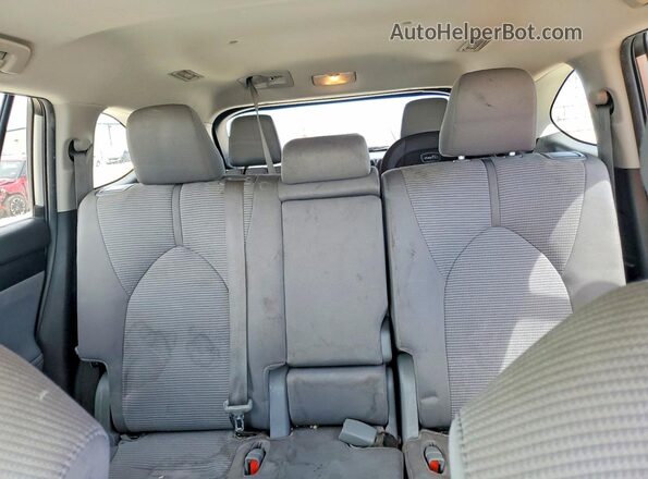5TDCZRAH5LS504427 2020 TOYOTA HIGHLANDER Silver Հետևի նստատեղերի տեսք