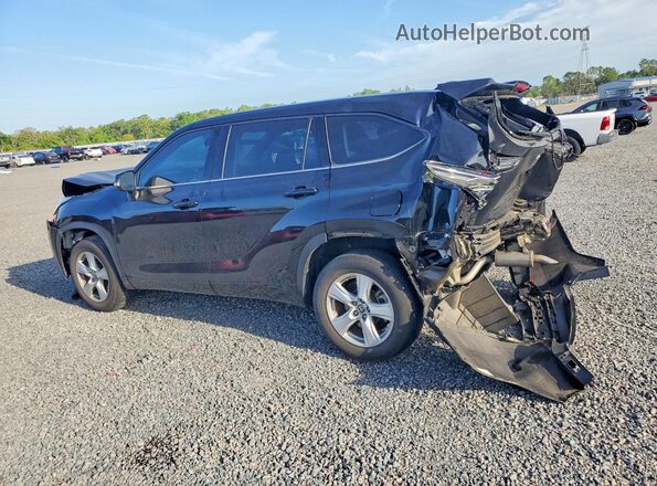5TDCZRAH8MS054113 2021 TOYOTA HIGHLANDER Черный Задняя левая четверть