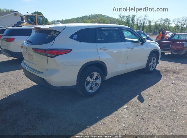 5TDCZRAH9LS000270 2020 TOYOTA HIGHLANDER Белый Задняя правая четверть