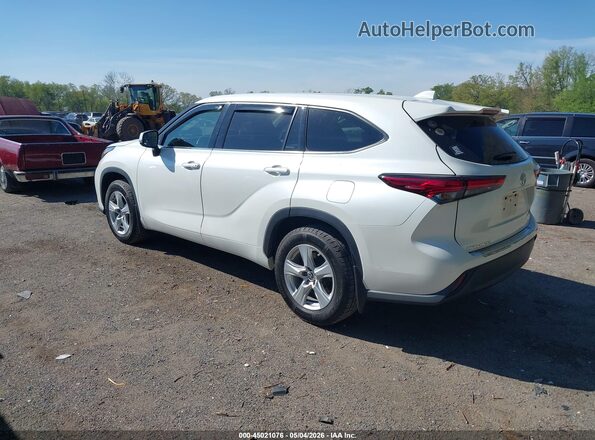 5TDCZRAH9LS000270 2020 TOYOTA HIGHLANDER Белый Задняя левая четверть