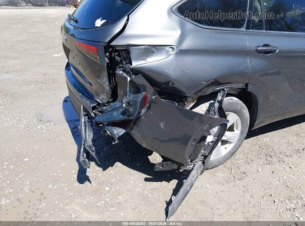 5TDCZRBH2MS106821 2021 TOYOTA HIGHLANDER Серый Вид спереди