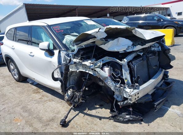 5TDCZRBH2MS108116 2021 TOYOTA HIGHLANDER Белый Передняя правая четверть