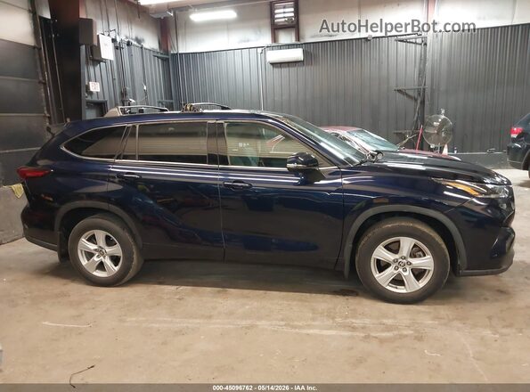5TDCZRBH2MS133386 2021 TOYOTA HIGHLANDER Синий Панорамный вид салона 360°