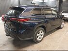 2021 Toyota Highlander L Синий vin: 5TDCZRBH2MS133386