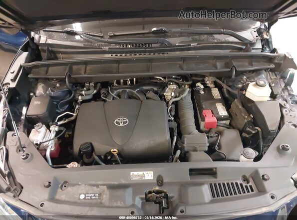 5TDCZRBH2MS133386 2021 TOYOTA HIGHLANDER Синий Вид сзади