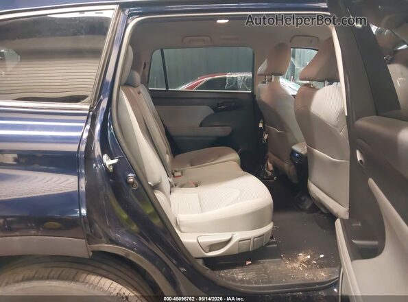 5TDCZRBH2MS133386 2021 TOYOTA HIGHLANDER Синий Вид наклейки с VIN-кодом