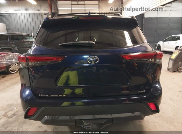 5TDCZRBH2MS133386 2021 TOYOTA HIGHLANDER Синий 