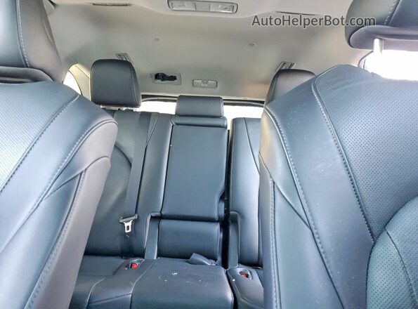5TDDBRCH7LS005148 2020 TOYOTA HIGHLANDER Black Հետևի նստատեղերի տեսք