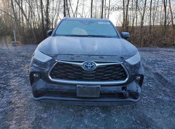 5TDDBRCH7LS005148 2020 TOYOTA HIGHLANDER Black Դիմացի տեսք