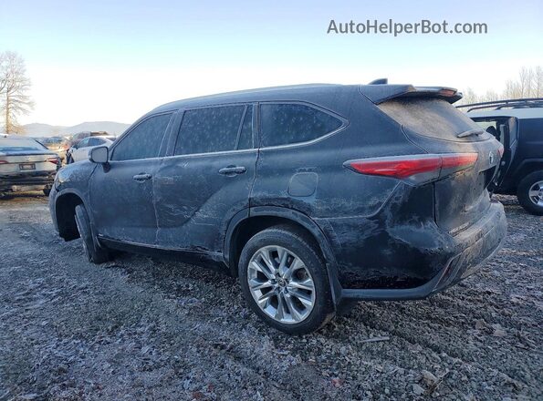 5TDDBRCH7LS005148 2020 TOYOTA HIGHLANDER Black Հետևի ձախ